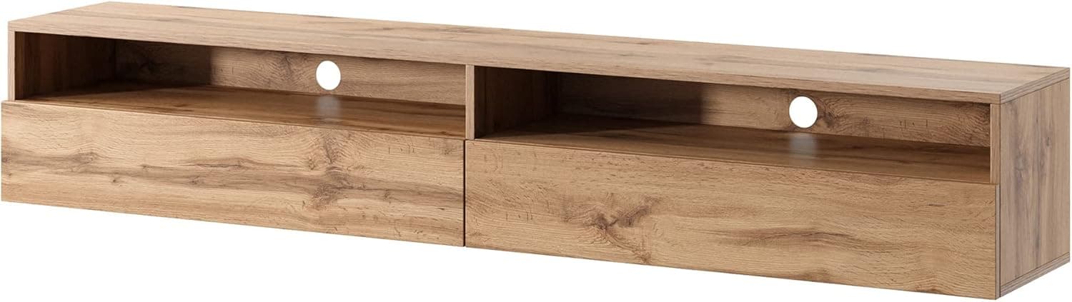 Selsey REDNAW | Móvel de TV em carvalho Wotan 180 cm para sala