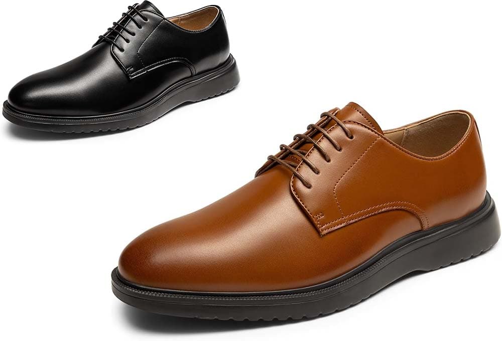Bruno Marc GrandFlex Ease Polish | Sapatos Oxford casuais para homem com sola leve e palmilha confortável