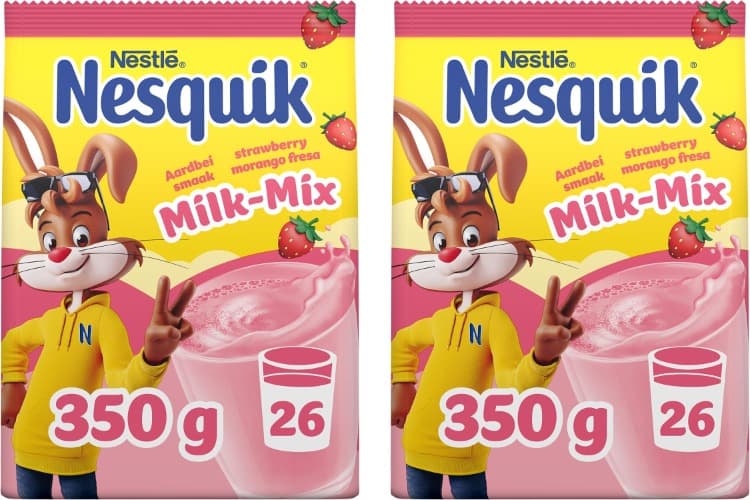 Nesquik Nestlé Morango, saco de 350 g x 2