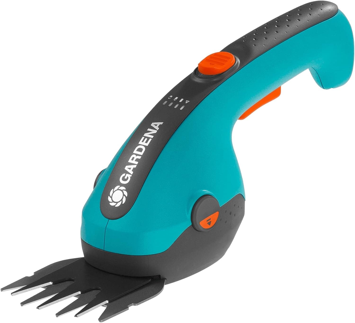 Gardena Tesouras corta-relvas a bateria ClassicCut Li: Tesoura corta-relvas para bordas, largura de corte 8 cm, cabo ergonómico com indicador de bateria LED, lâminas fáceis de mudar (9884-20)