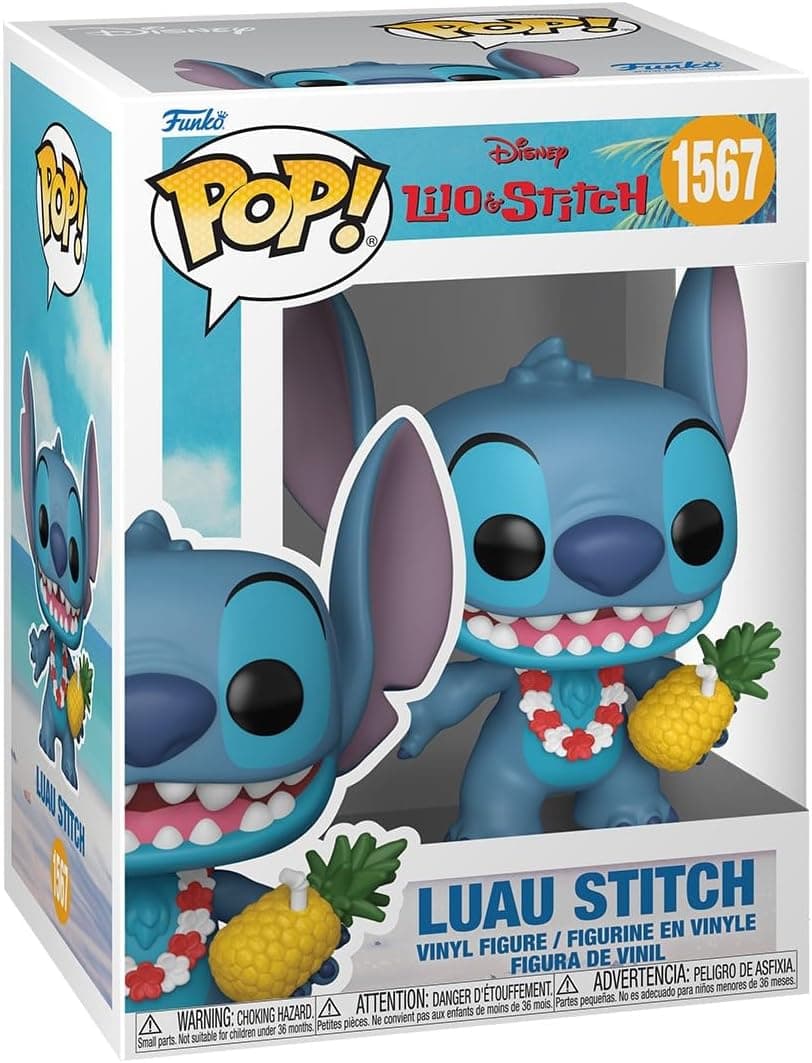 Funko Pop! Disney: L&S - Luau Stitch - Lilo and Stitch - Figura de vinil colecionável