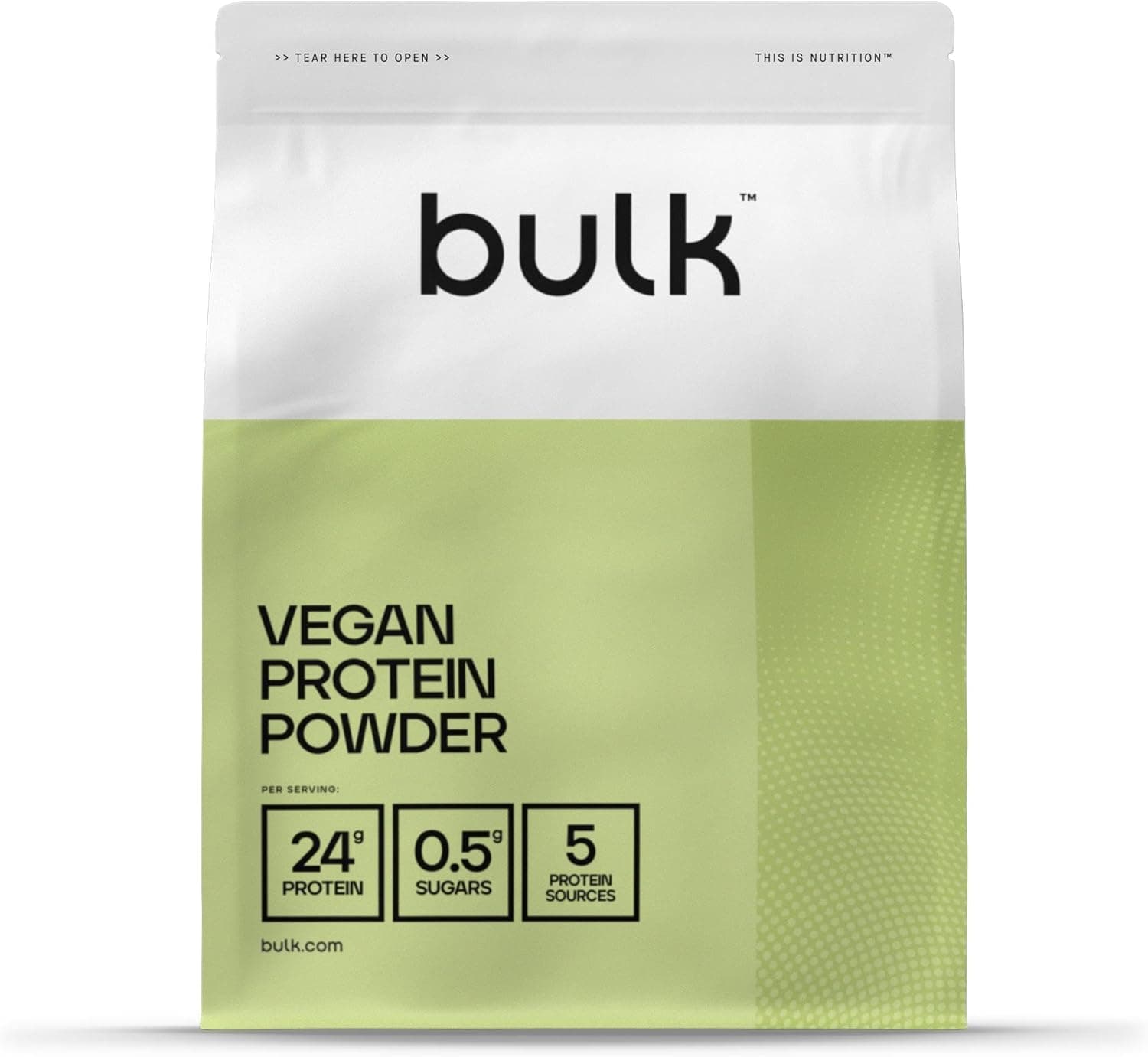 Bulk Proteína vegana em pó, chocolate com amendoim, 1 kg, 28 doses