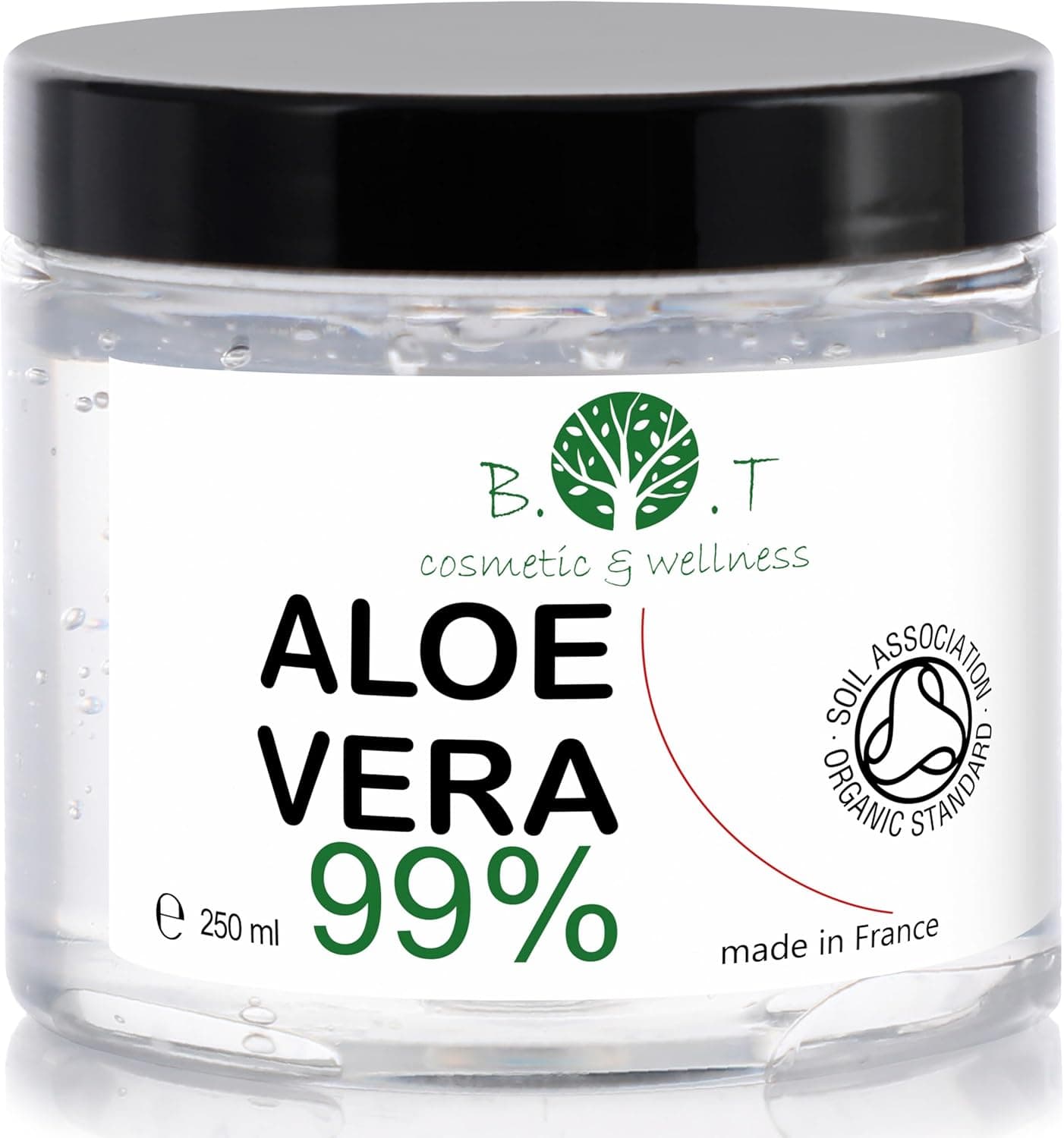Aloe Vera Gel, Gel Aloe Vera cultivo orgânico, 100% natural, hidratante pele cabelo, After Sun, anti-rugas, anti-acne, afirmante, anti-estrias, 250 ml