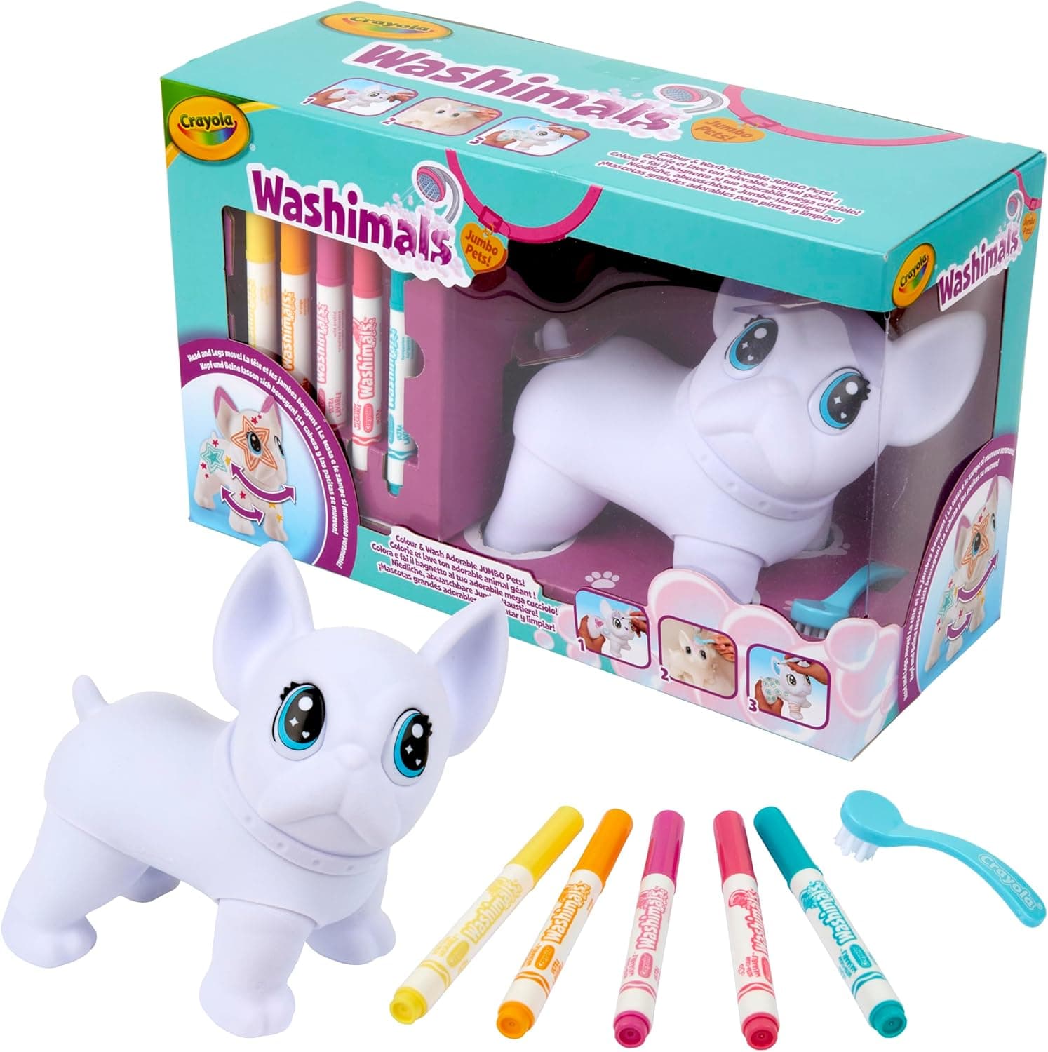 CRAYOLA - Big Wilbur Washimals Cão de pintar