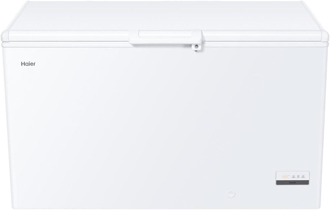 Haier HCE321T - Congelador (319 L, iluminação interna, função de congelação, tampa equilibrada, 2 cestas de metal)