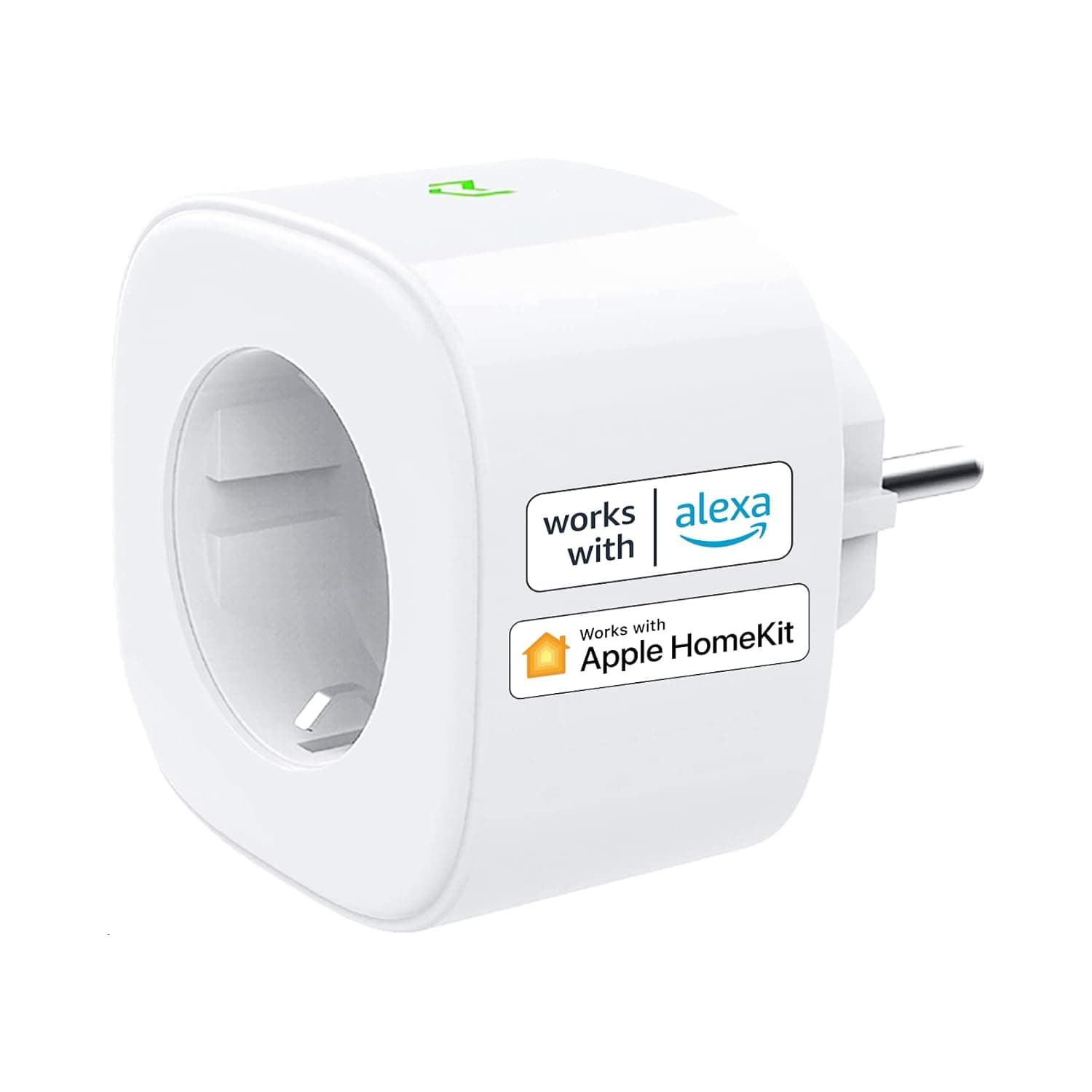 Meross Tomada inteligente com WiFi, tomada Wi-Fi de 16A para temporizador de controlo remoto, compatível com Alexa, Apple HomeKit e Google Home, 3680 W
