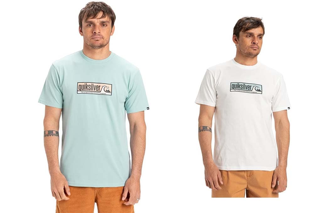 Quiksilver EVO Endless Type SS T-shirt para homem