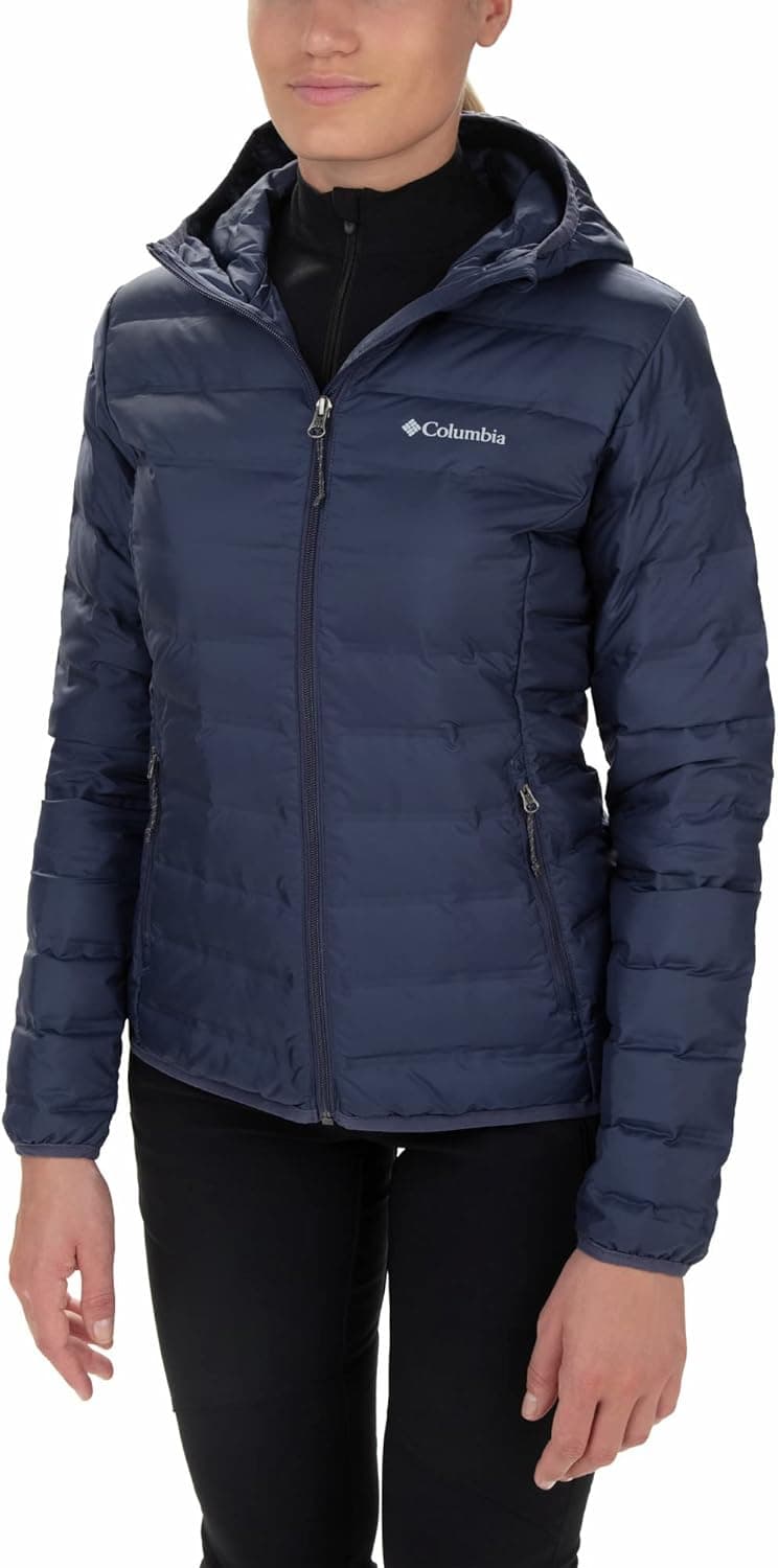 Columbia Lake 22 Down Jacket | Casaco de penas acolchoado com capuz para mulher