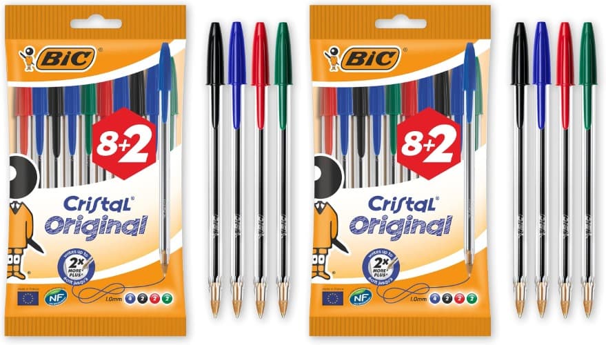 BIC Cristal, Canetas originais, 10 unidades x 2