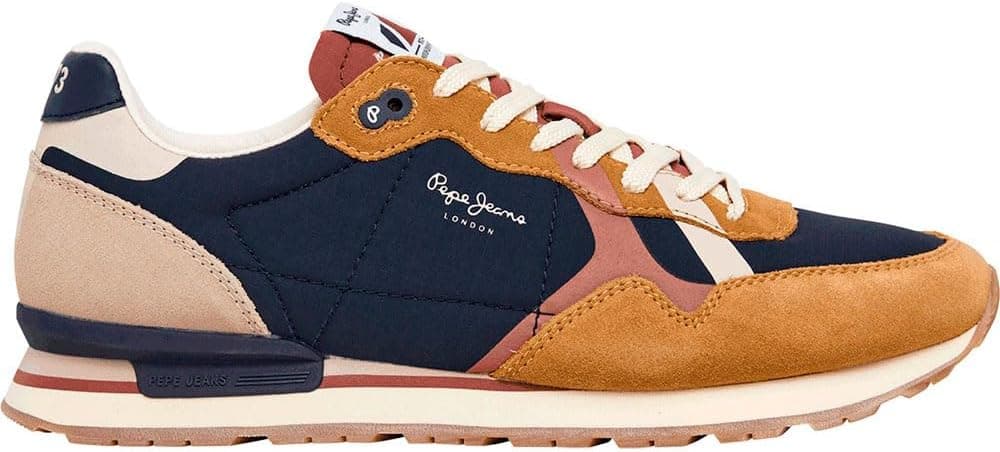 Pepe Jeans Brit Cover | Sapatilhas casuais em couro para homem