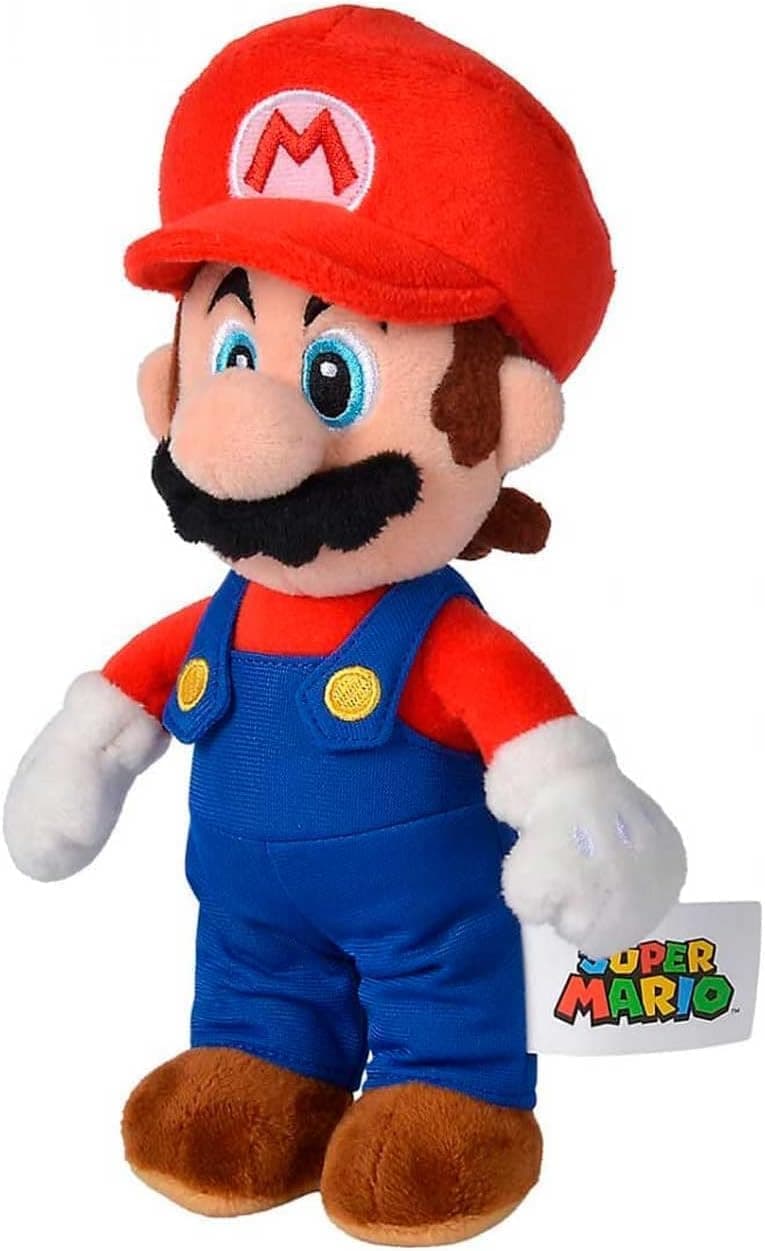 Simba Toys peluche mario, adequado desde os primeiros meses de idade, 20 cm