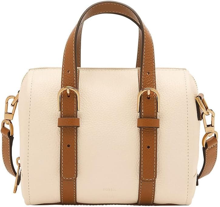 Fossil Mini mala de couro Carlie para mulher LiteHide™, ZB11026103