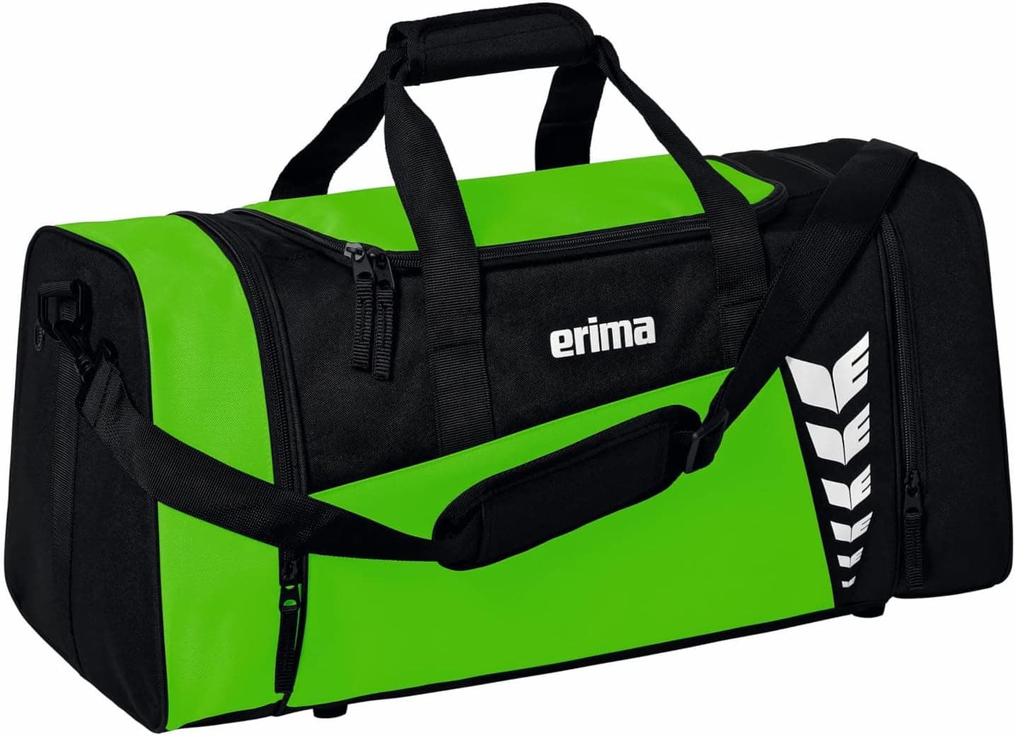 Erima Six Wings | Saco de desporto médio verde e preto