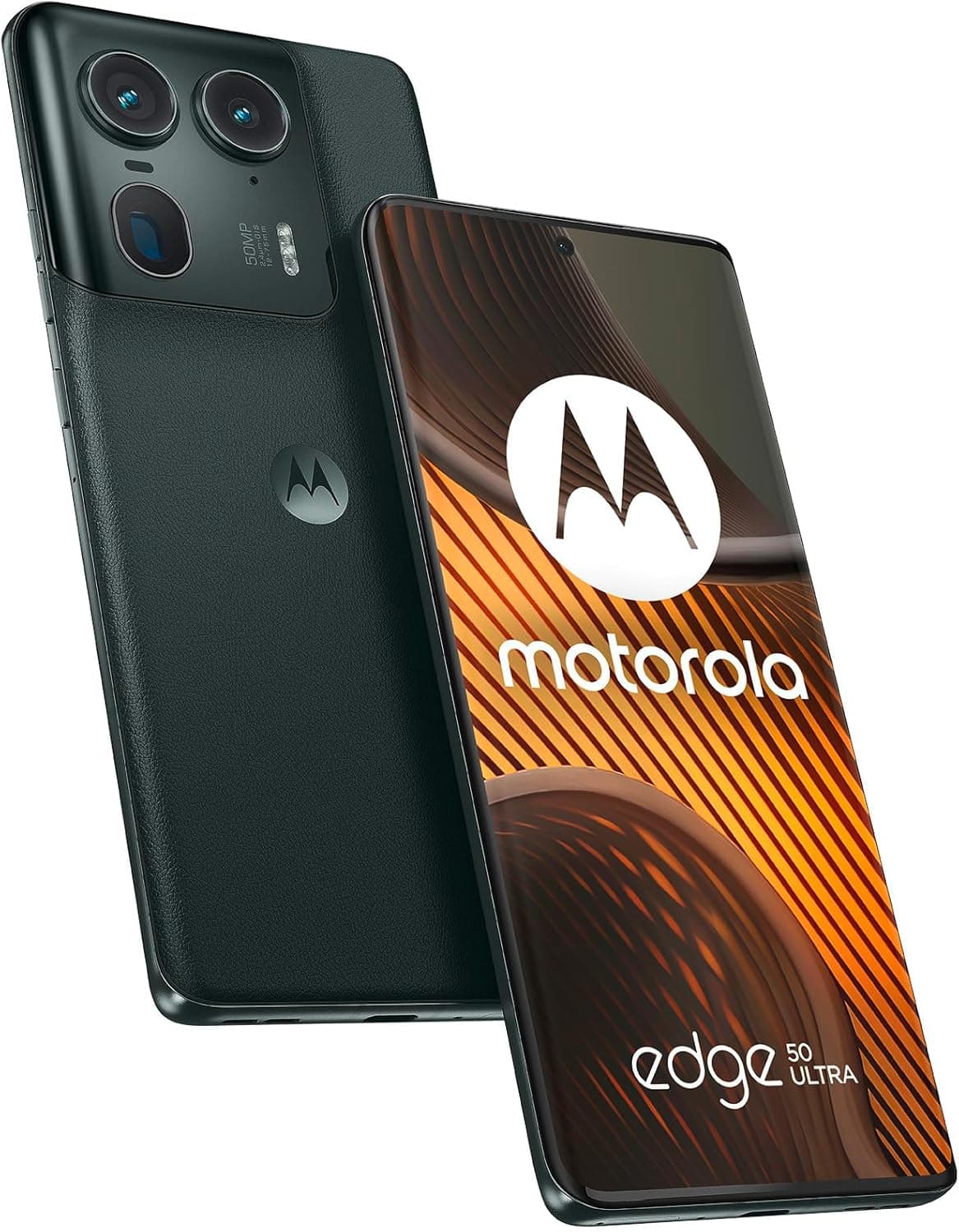 Motorola Edge 50 Ultra 16GB/1TB, ecrã pOLED Super HD (1220p) de 6,7", sistema de câmara inteligente de qualidade profissional, carregamento TurboPower de 125 W (incluído), Dual SIM, preto
