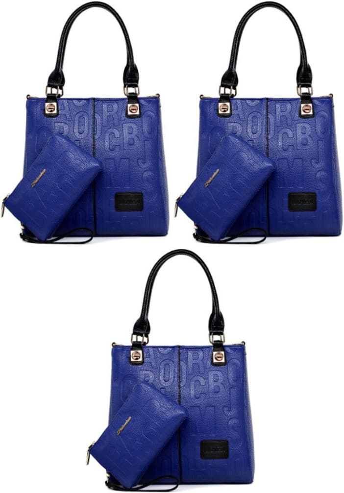 DEERWORD Mulher malas totes casual mão marca médio tiracolo antirroubo ombro italiano PU couro 5706 2 peças
