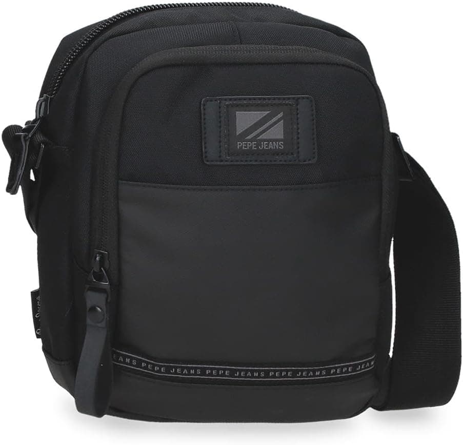 Pepe Jeans Stratford, Bolsa de ombro de 17 cm x 22 cm x 8 cm, fabricada em poliéster