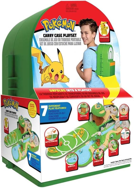 Pokémon PKW0029 | Conjunto de figuras com mala de transporte para crianças