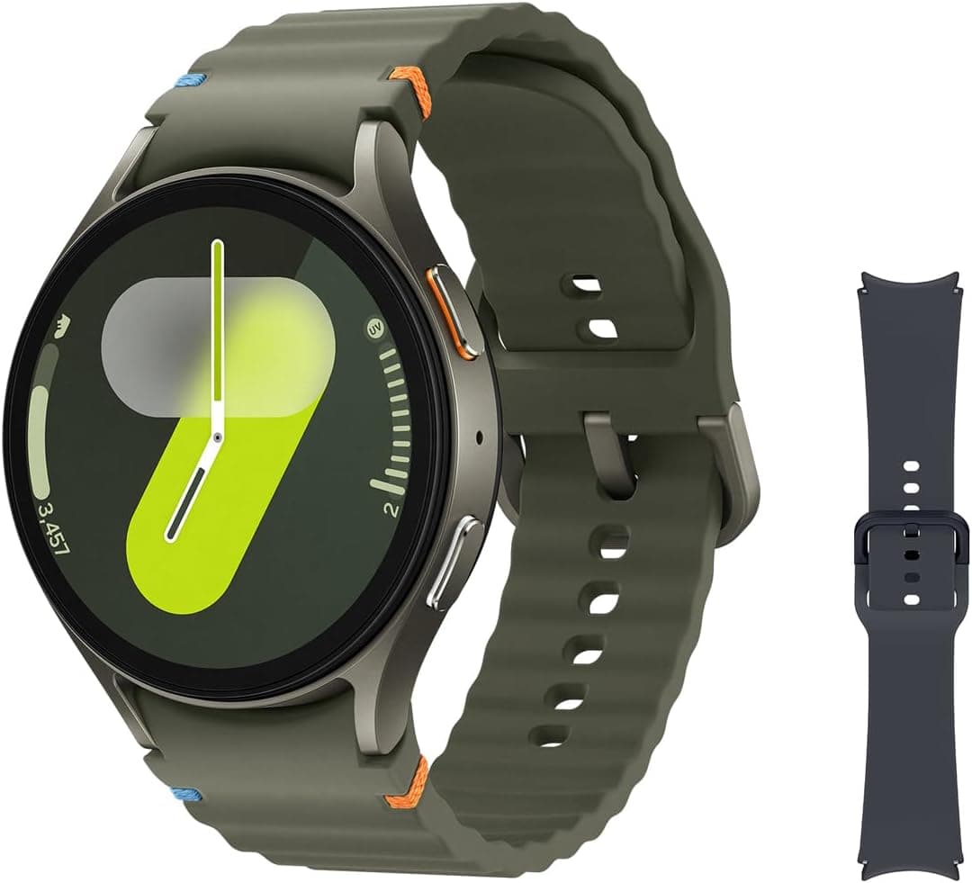 Samsung Galaxy Watch7 4G LTE correia - Smartwatch 44 mm, controlo de saúde, acompanhamento desportivo, verde