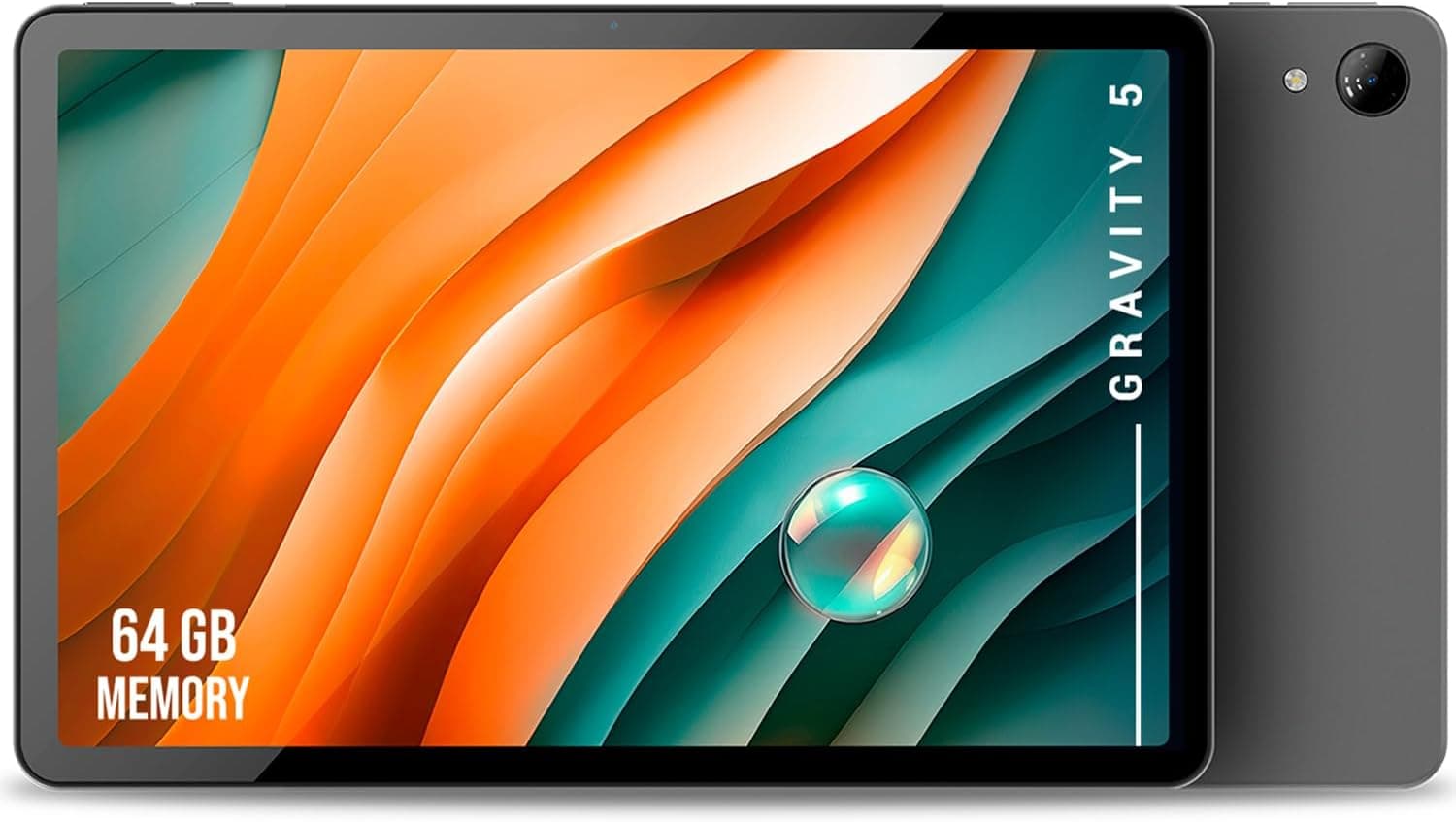 SPC Gravity 5 - Tablet de 11 polegadas cor preta, ecrã IPS InCell, Octa-Core, 6000 mAh, 4 GB RAM, 64 GB de armazenamento expansível, WiFi 6, carregamento reverso, Android 13