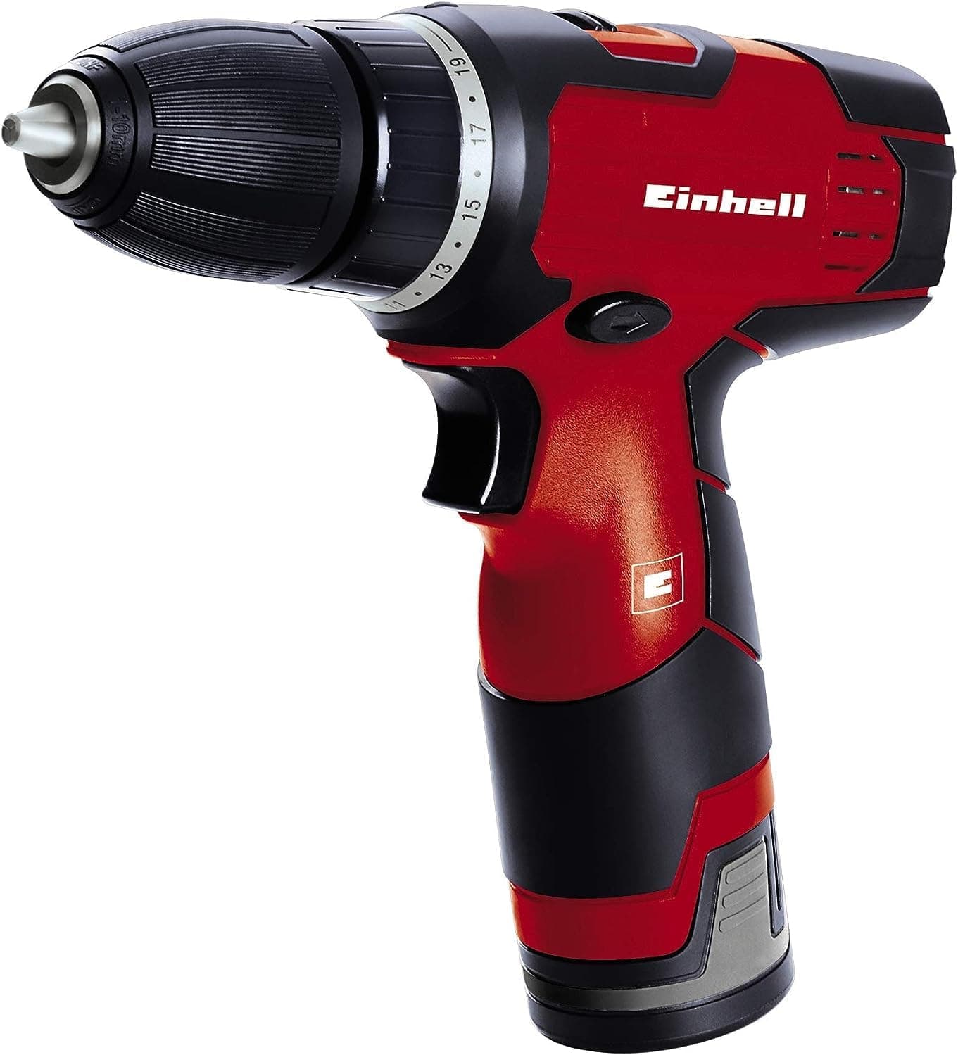 Einhell chave de fendas sem fios - TH-CD 12-2 Li - 12 V, 1,3 Ah, 24 Nm, paragem rápida, aderência suave, caixa de velocidades de 2 velocidades, 20 passos de par, bloqueio do eixo, estojo e carregador