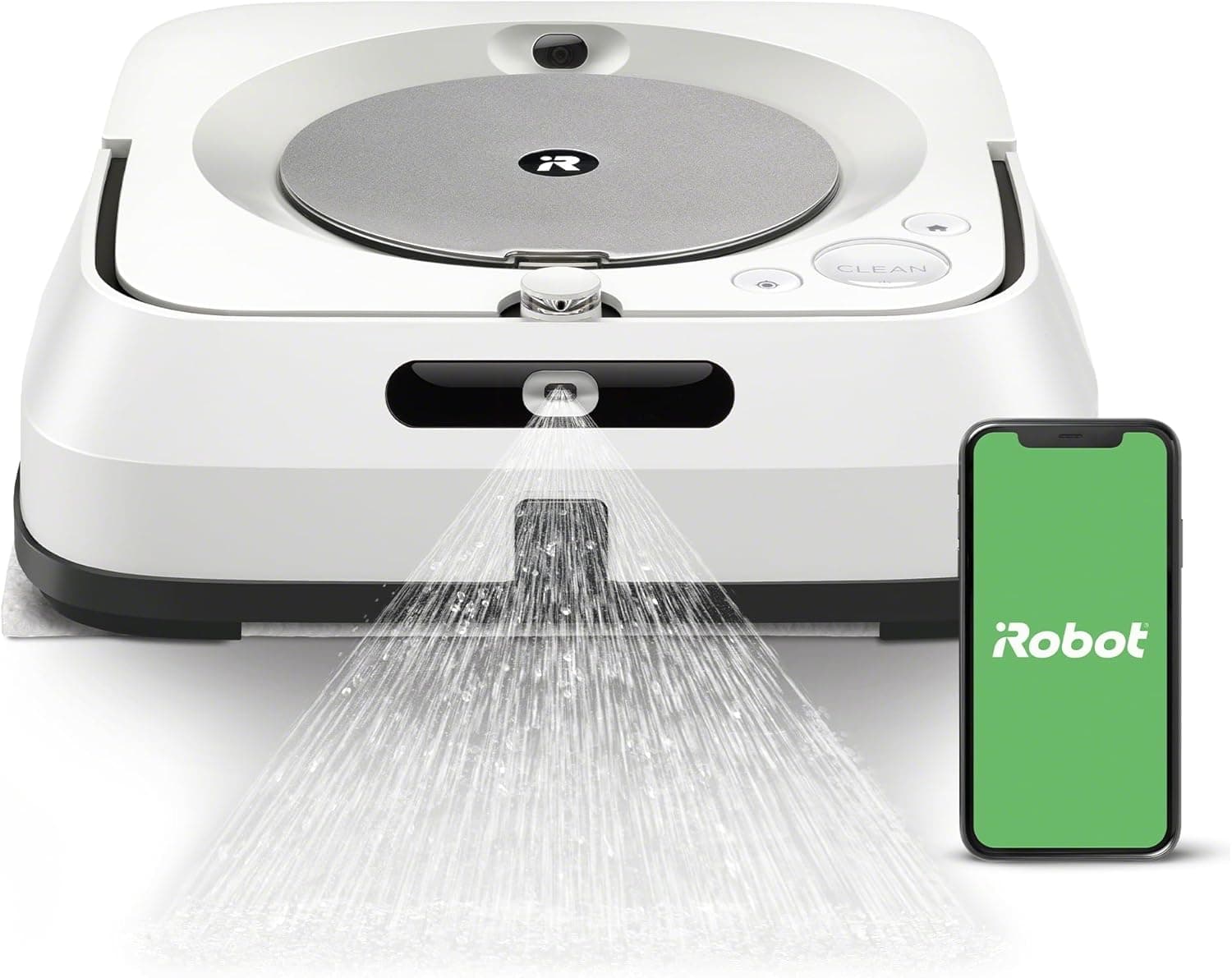 iRobot Braava Jet M6 Robot esfrega o chão, pulverizador de jato de pressão, friega, WiFi, App