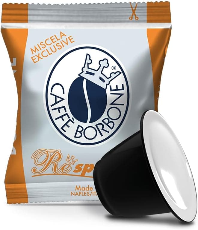 Caffè Borbone Respresso, Mistura de Café Exclusiva - 120 Cápsulas - Compatível com Máquinas de Café Nespresso para uso doméstico