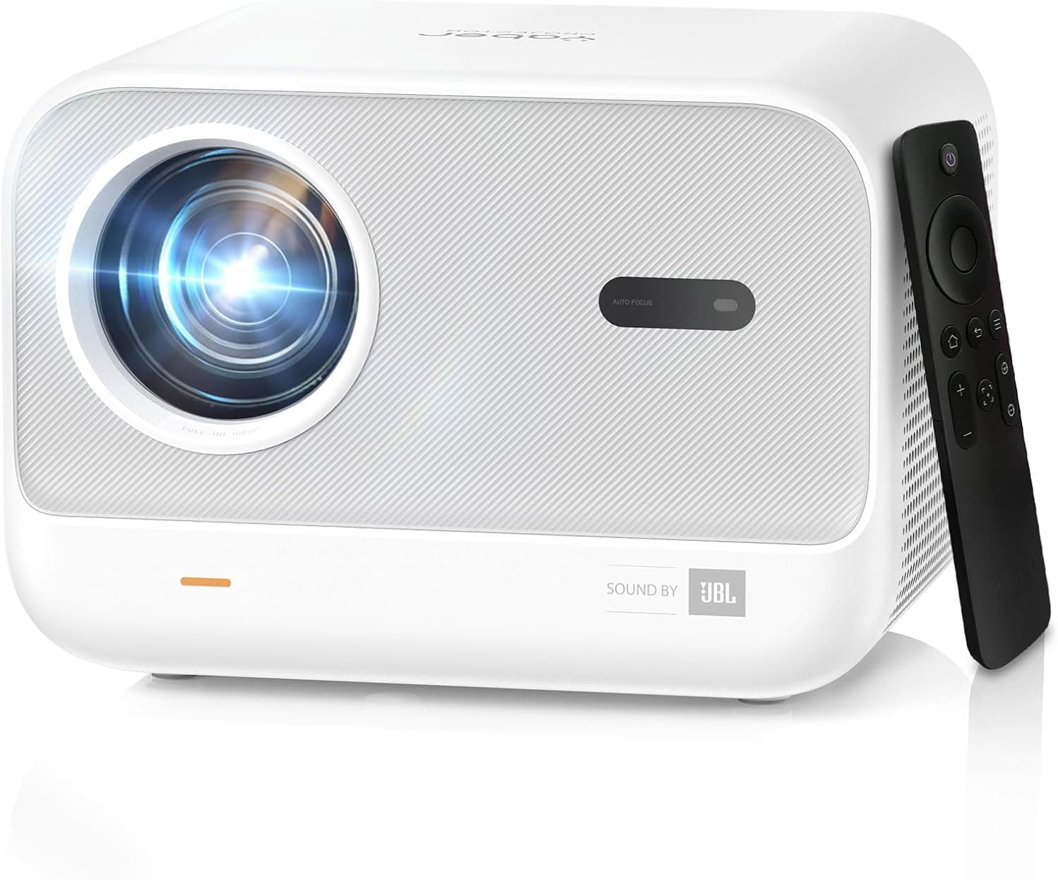 Yaber Portable Projector Full HD 1080P | Projetor portátil com coluna JBL autofoco WiFi 6 Bluetooth compatível com HDMI iOS Android TV Stick PS5