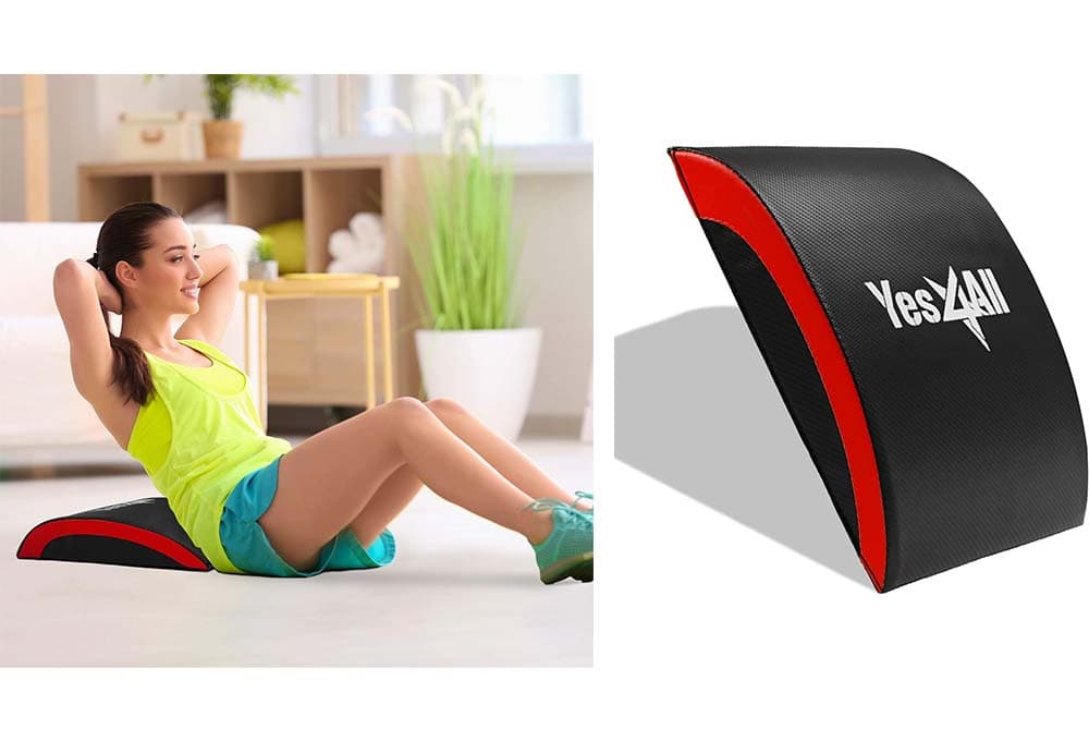 Yes4All Ab Mat, Tapete de exercício para abdominais e abdominais para exercícios de movimento abdominais