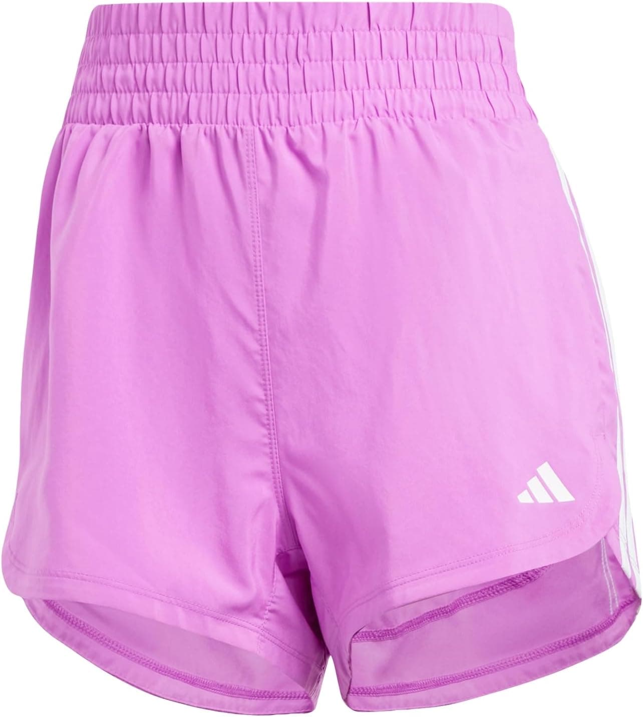 adidas Pacer Training 3-Stripes Woven High-Rise Shorts - Calções de mulher