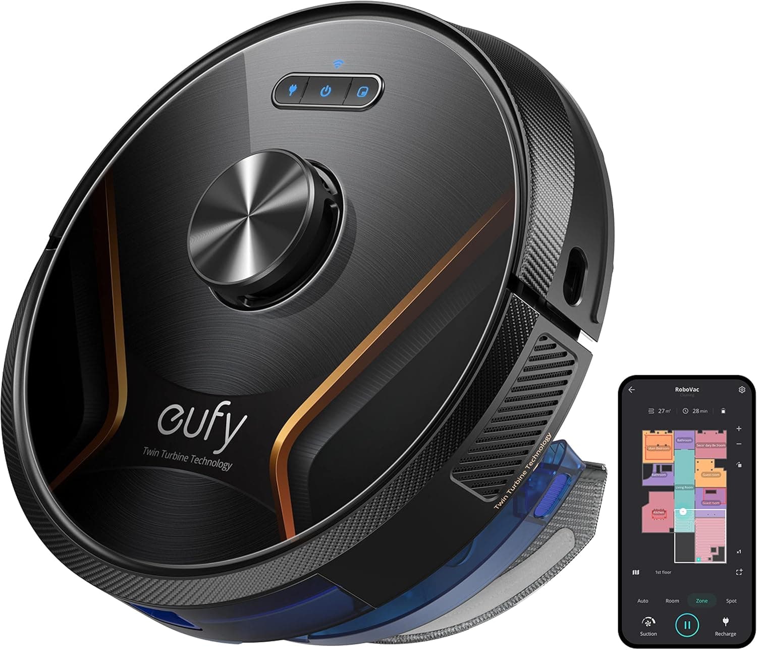 Eufy RoboVac X8 híbrido UE Robot Vacuum Bagless Black