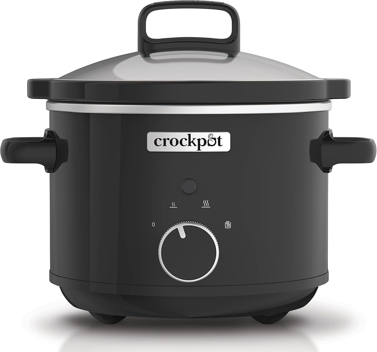 Crock-Pot CSC046 Slow Cooker, Removable Easy-Clean Ceramic Bowl, 2,4 litros (1-2 pessoas), preto