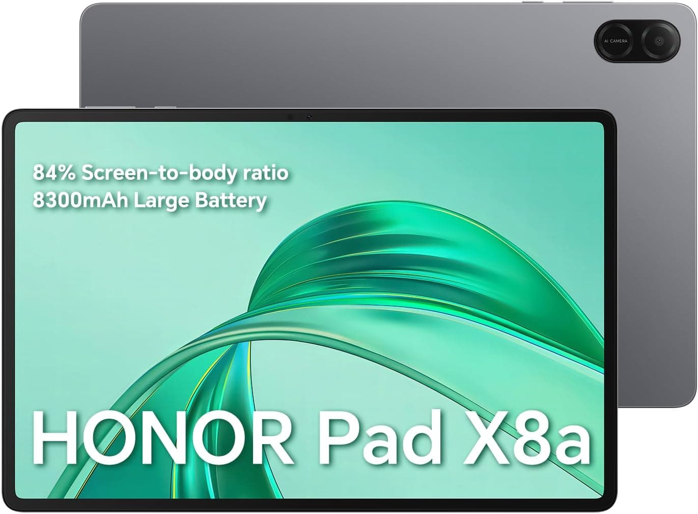 HONOR Pad X8a Tablet Wi-FI de 11 polegadas, 4 GB + 128 GB, ecrã 90 Hz FullView, bateria 8300 mAh, 4 altifalantes, metal Body, Android 14, Space Grey