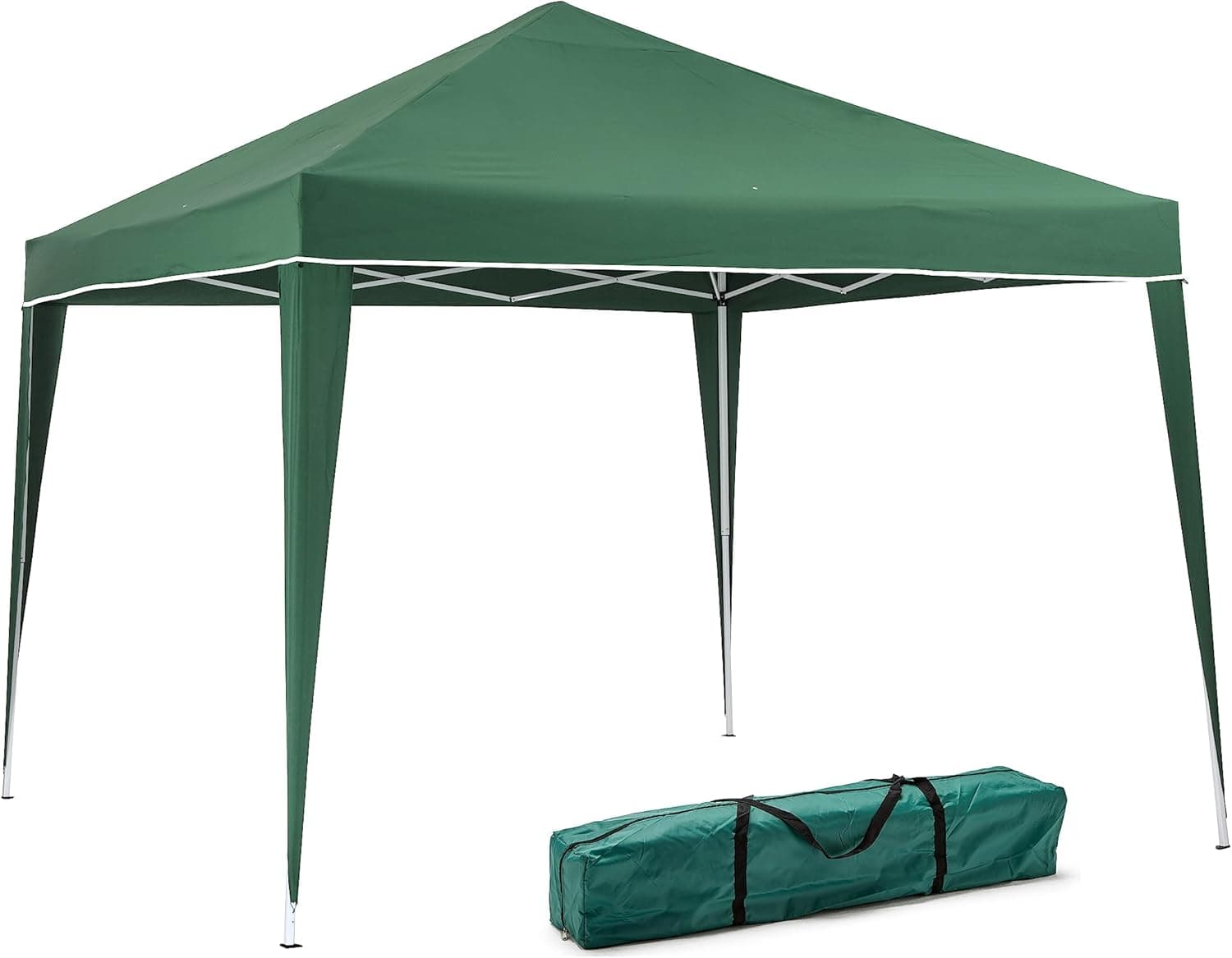 KG KITGARDEN - Tenda dobrável de 3 x 3 m para jardim, inclui etiquetas e bolsa de transporte, verde