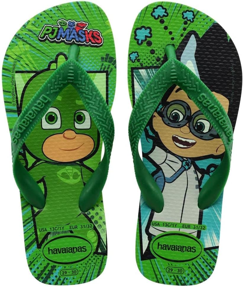 Havaianas Kids Top PJ Masks, Chinelos unissexo para crianças
