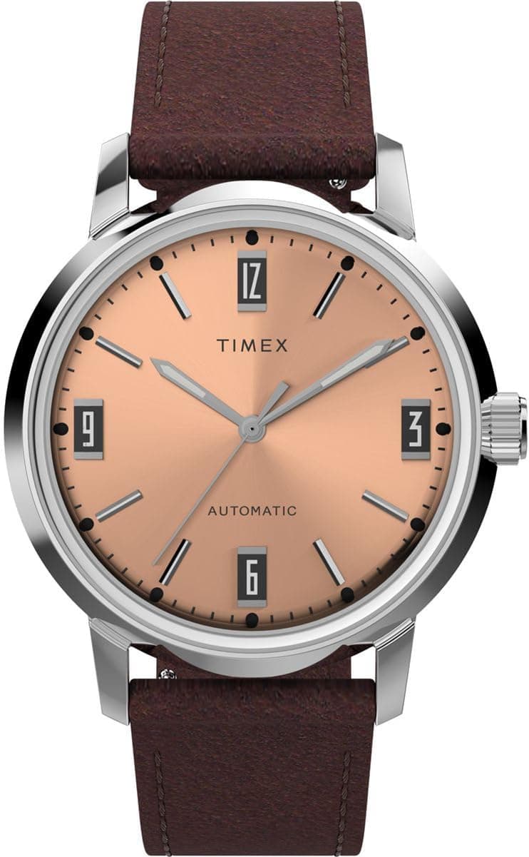 Timex Relógio automático TW2W33800, Castanho, Correia