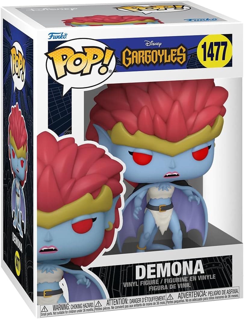 Funko Pop! TV: Gargoyles - Demona - (Angry) - Figura de vinil colecionável - ideia de presente - Mercadoria oficial - Brinquedos para crianças e adultos - Fãs de TV - boneco para colecionadores e exposição