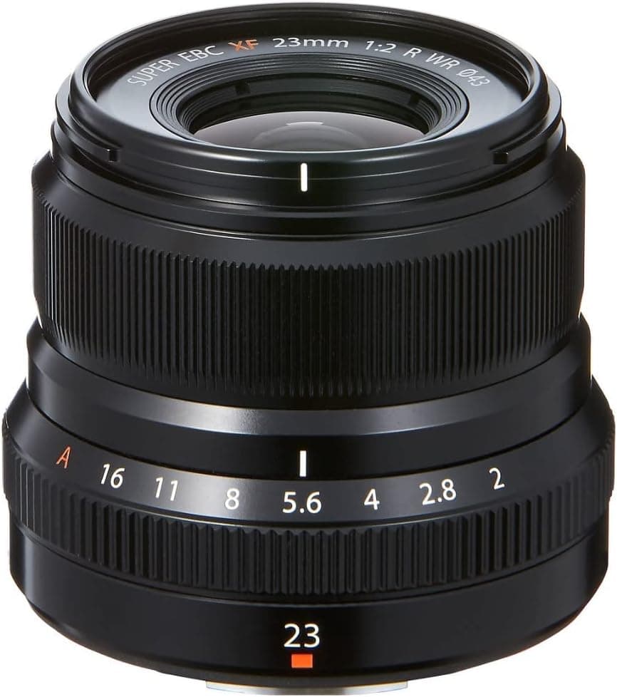 Fujifilm FUJINON XF23mm F2 R WR | Objetiva grande angular f2 resistente às intempéries para câmaras Fujifilm X