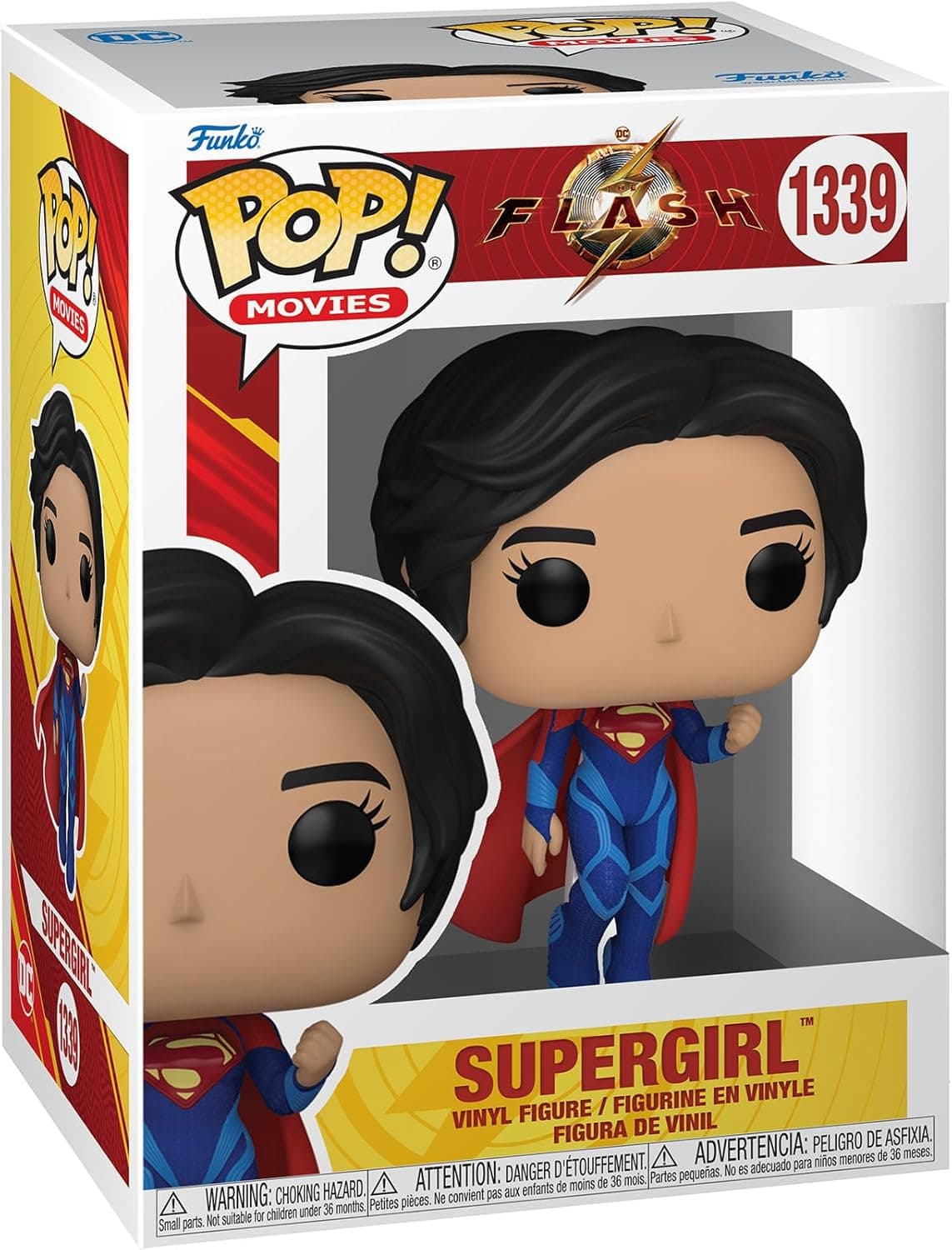 Funko Pop! Filmes: DC - The Flash - Supergirl - DC Comics - Figura de vinil colecionável