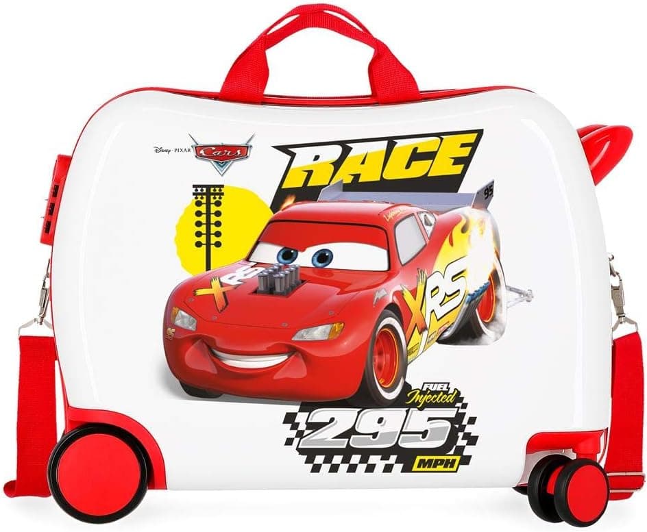 Malas 2, Vermelho, Maleta infantil 360º, Cars Joy