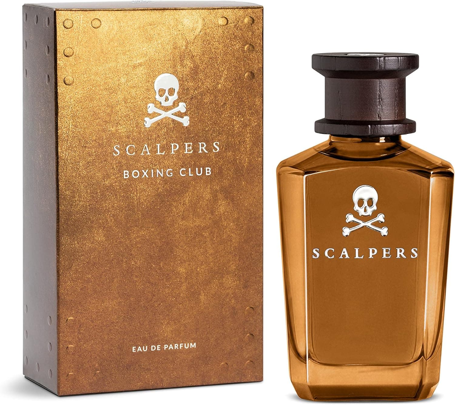 Scalpers The Boxing Club Eau de Parfum para homem, fragrância Fougère aromático, 75 ml com vapor, 1