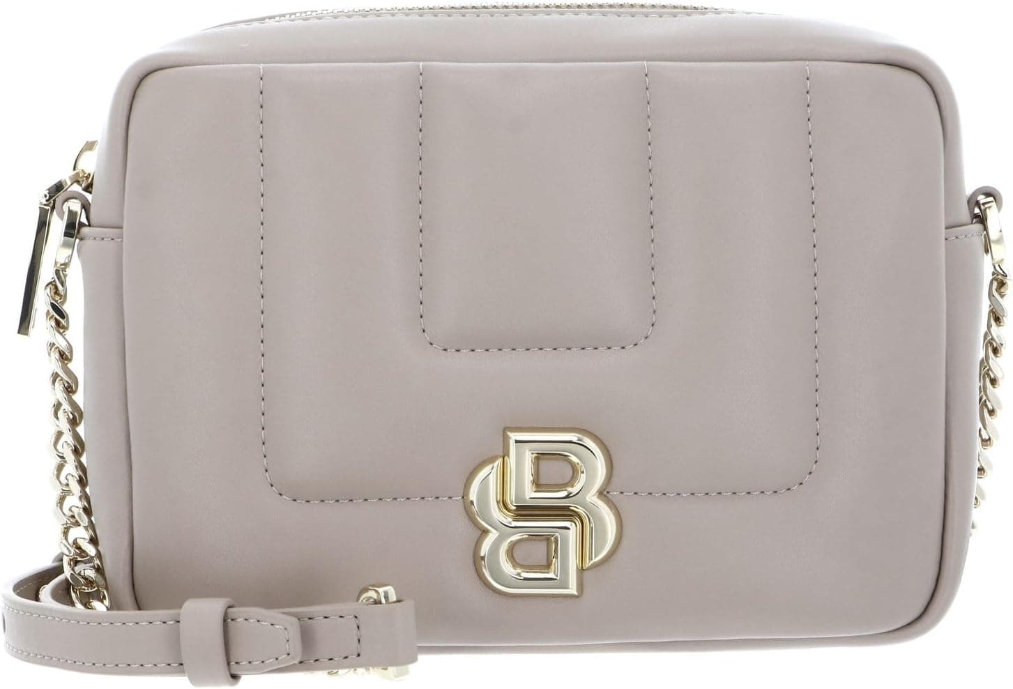 BOSS B Icon Crossbody, Bolsa de ombro para mulher, bege claro, One Size, Bege, Tamanho único