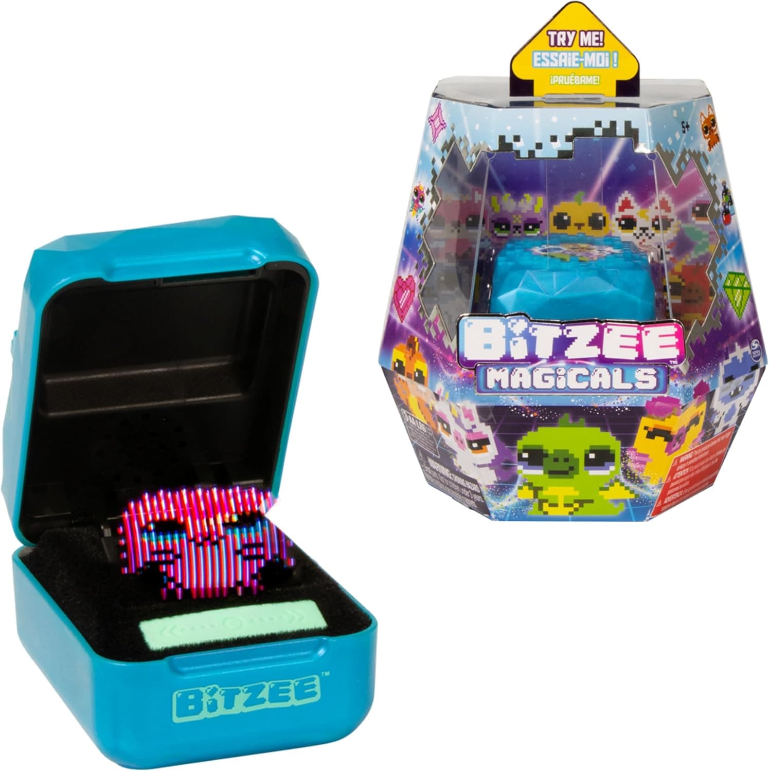 BIZTEE MAGICALS - Animal de estimação virtual com 20 animais mágicos no interior - animal de estimação digital que reagem ao toque - 6069066 - brinquedos crianças 5 anos 