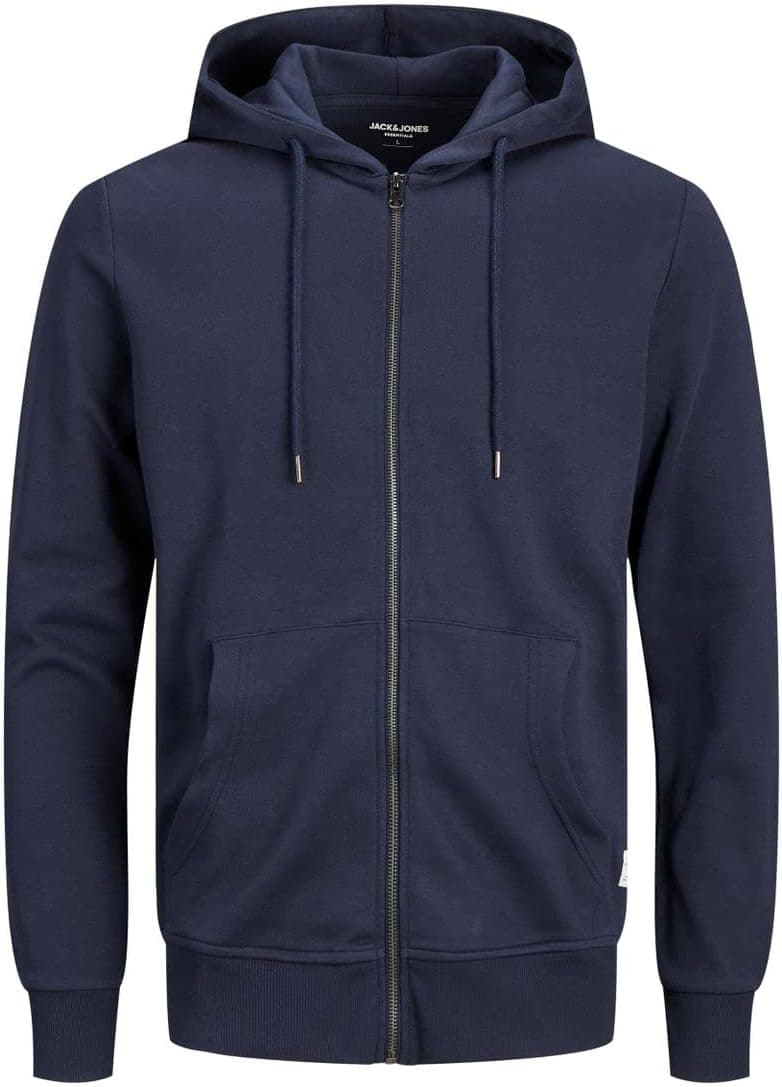 JACK & JONES Jjebasic Sweat Zip Hood Noos Casaco com capuz para homem