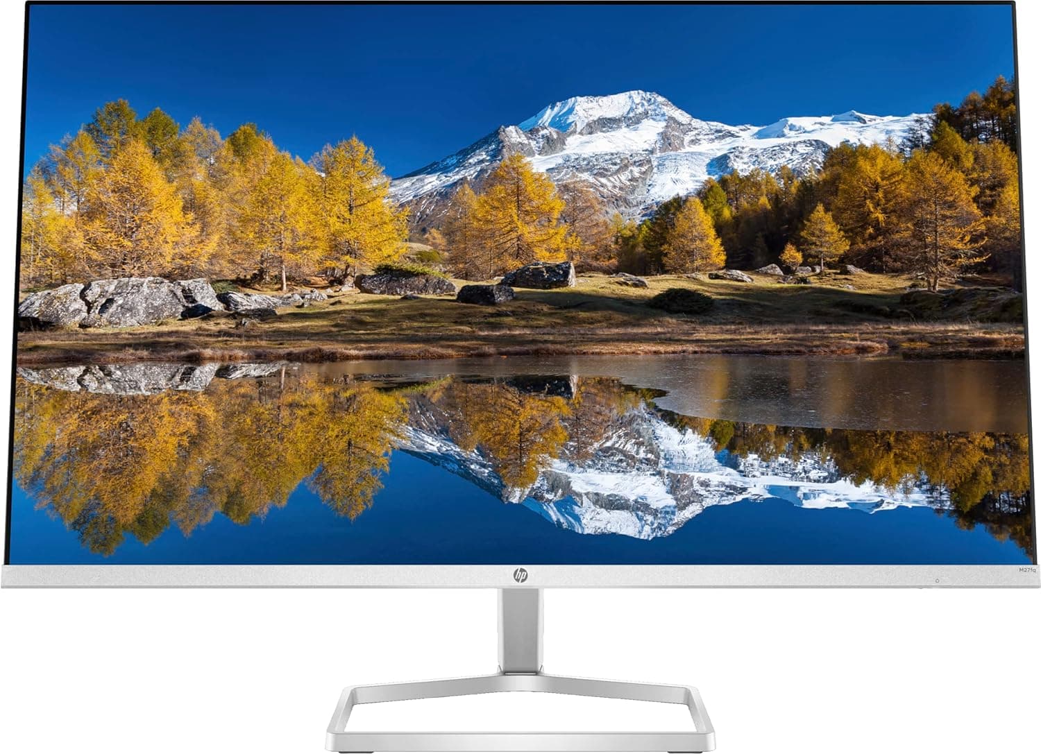 HP M27fq Monitor QHD de 27" (2560 x 1440, 16:9,75 Hz, 5 ms, VGA, 2 HDMI, Displayport), prateado