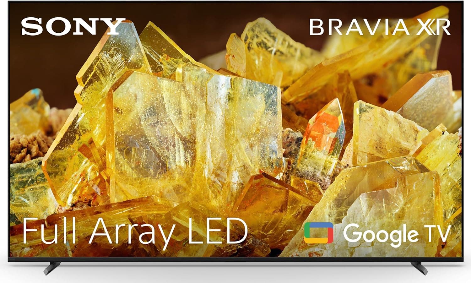 Sony BRAVIA XR-75 x 90L, 75 polegadas, TV Full Array LED, 4K HDR, Smart Google TV, funções ecológicas, menu de jogos para PlayStation5, moldura de alumínio, 75", 75 polegadas