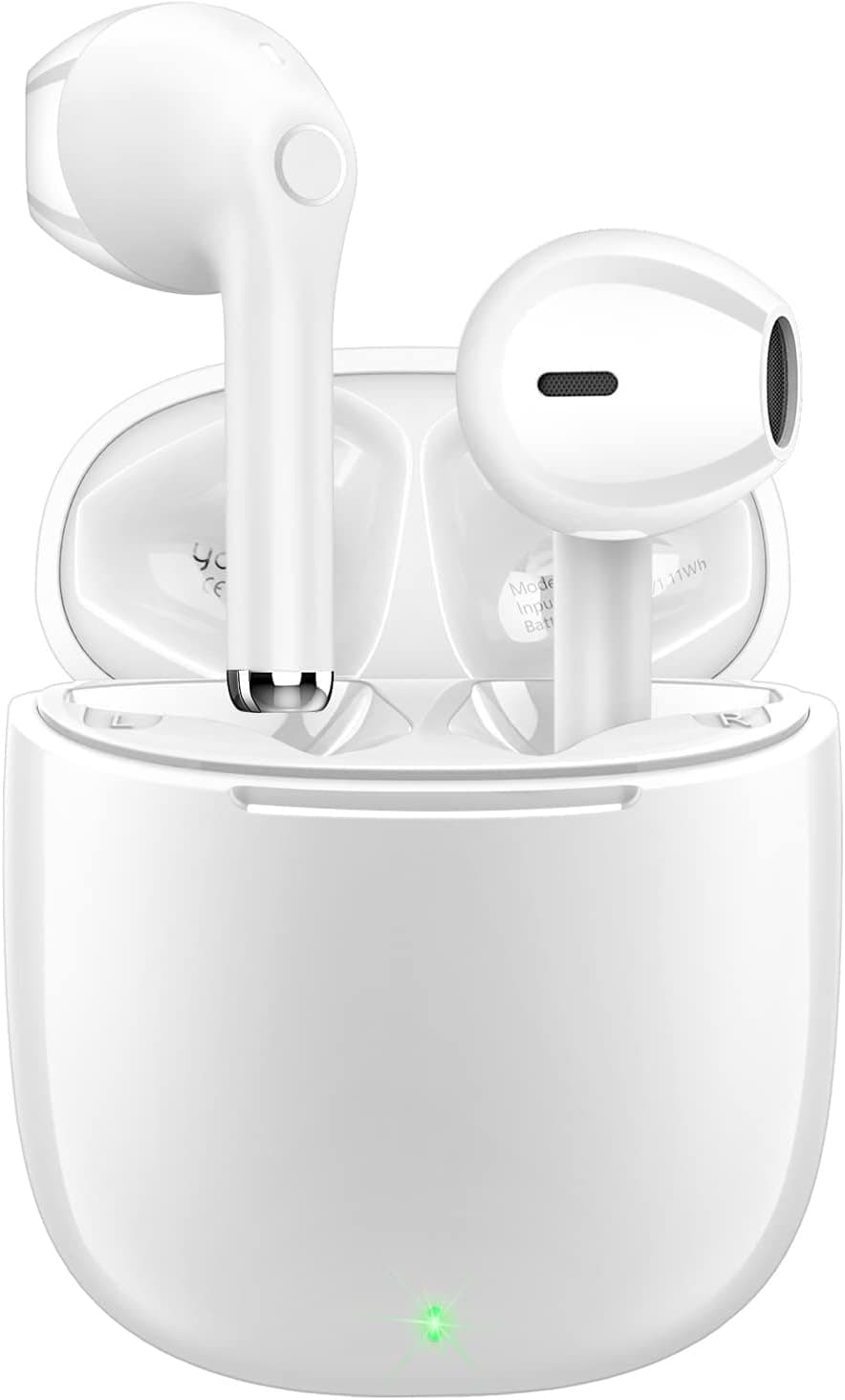 Yobola Auriculares sem fios, Bluetooth 5.1, Hi-Fi, estéreo, sem fios, Bluetooth com controlo tátil, microfone incorporado, IPX5 desportivos, para Xiaomi iPhone Huawei