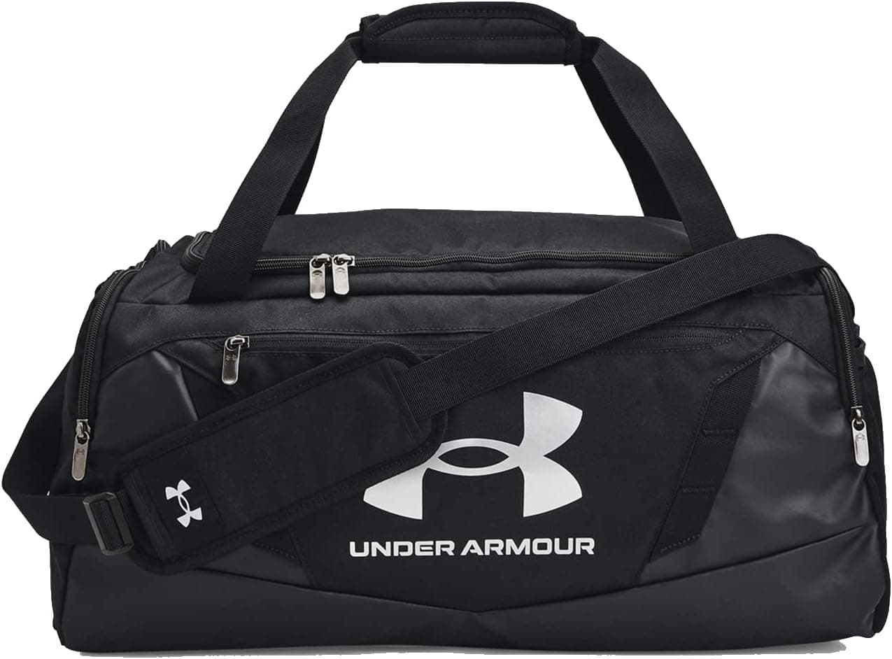 Under Armour Homem bolsa de lona extensível 5,0 de 40 l, Midnight Navy/Metallic Silver