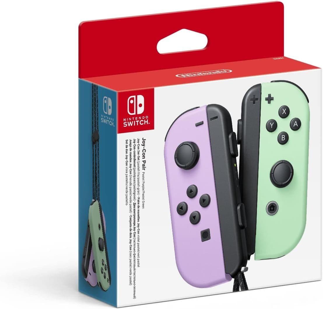 Nintendo Joy-Con Purple Green | Comando duplo sem fios para Nintendo Switch
