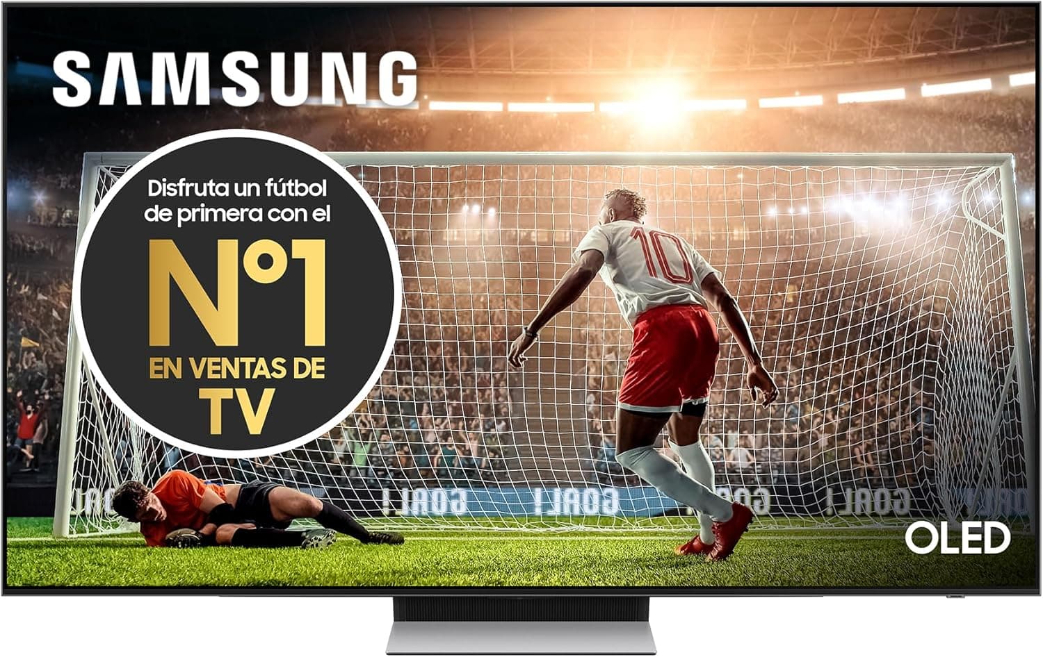 Samsung TV OLED 4K 2024 55S93D Smart TV de 55" com mais brilho e contraste, um som de cinema com Q-Symphony, a melhor Smart TV e ganha todos os jogos com o Motion Xcelerator de 144 Hz
