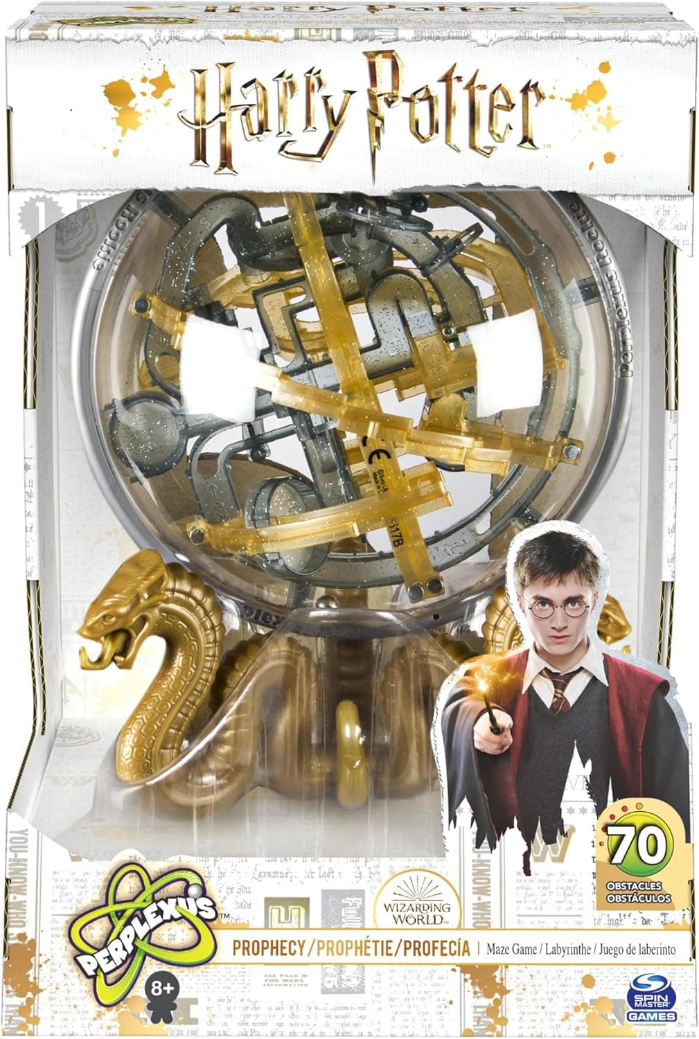 Spin Master Games Perplexus Harry Potter 6060828 | Labirinto 3D com 70 obstáculos para crianças a partir dos 8 anos